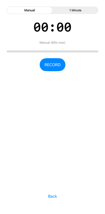 Recording screen